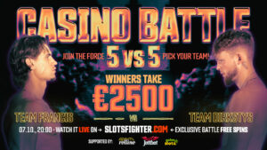 A Casino Battle for €2500 – Will You Make the Team?