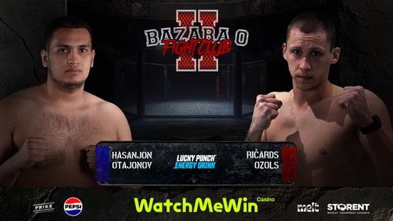 BAZARA 0 Fight Club II»: неожиданный бой — Ричард Озолс против Хасанжона Отажонова