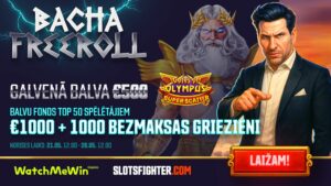 Отпразднуй возвращение Бачи с фрироллом на €1,000 + 1,000 бесплатных спинов!