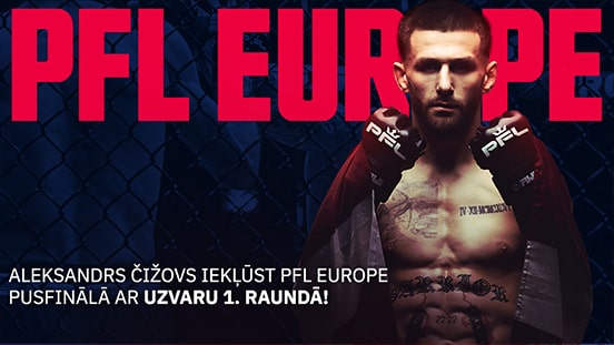 Aleksandrs Čižovs iekļūst PFL Europe pusfinālā ar uzvaru 1. raundā!