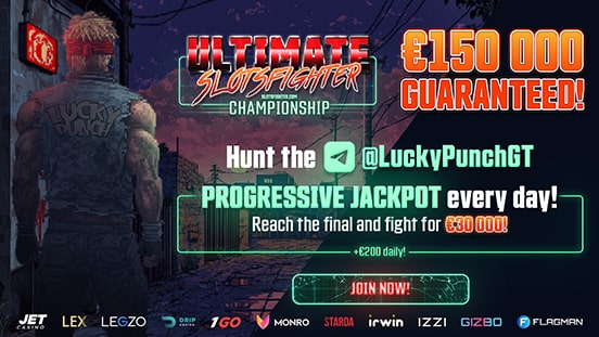 Ultimate SlotsFighter Championship: Win Cash DAILY & Fight for a Slice of €50,000