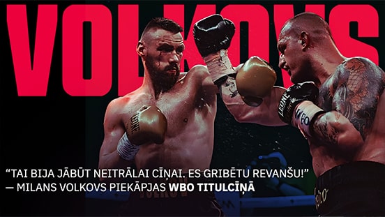 “Tai bija jābūt neitrālai cīņai. Es gribētu revanšu!” — Milans Volkovs piekāpjas WBO titulcīņā