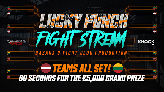 60 Seconds for the €5,000 Grand Prize — Lucky Punch IRL Fight Stream in Vilnius