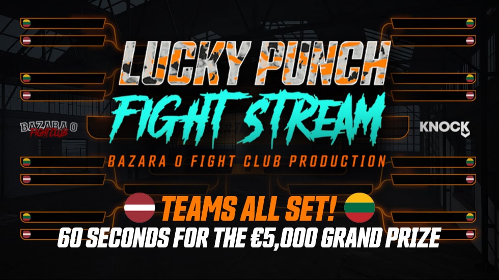 60 Seconds for the €5,000 Grand Prize — Lucky Punch IRL Fight Stream in Vilnius