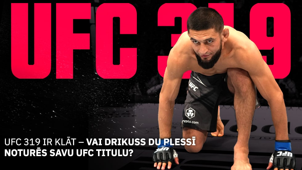 UFC 319 ir klāt – vai Drikuss du Plessī noturēs savu UFC titulu?