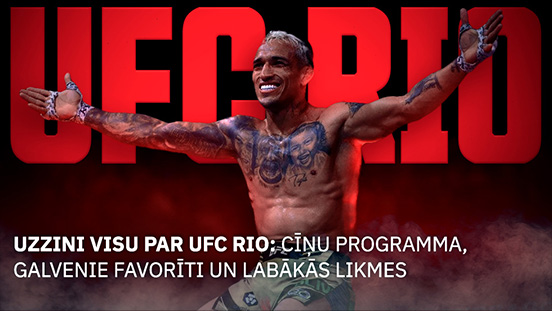 Uzzini visu par UFC Rio: cīņu programma, galvenie favorīti un labākās likmes