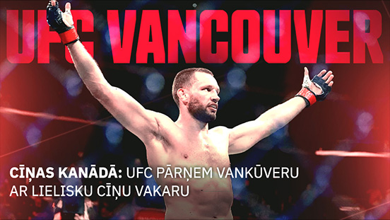 Cīņas Kanādā: UFC pārņem Vankūveru ar lielisku cīņu vakaru