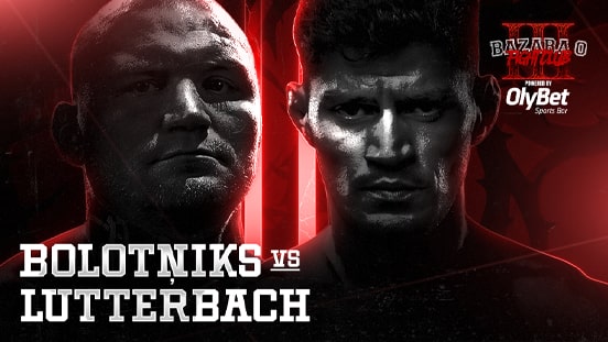 “BAZARA 0 Fight Club III” šovā Bolotņiks cīnīsies pret pieckārtējo kikboksa pasaules čempionu Luterbahu