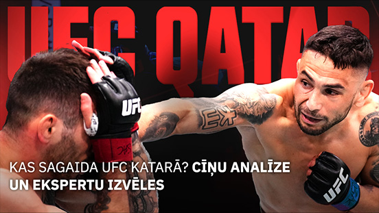 Kas sagaida UFC Katarā? Cīņu analīze un ekspertu izvēles