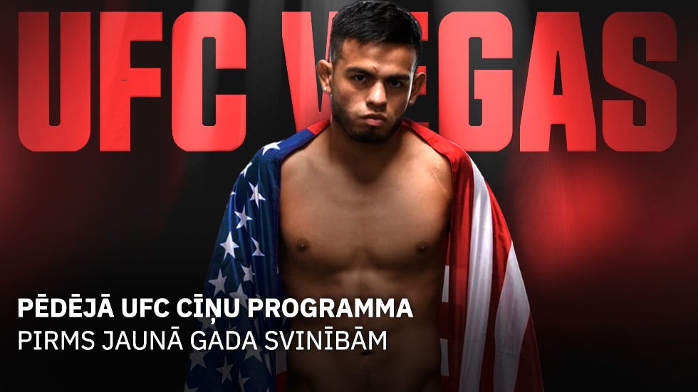 Pēdējā UFC cīņu programma pirms Jaunā gada svinībām