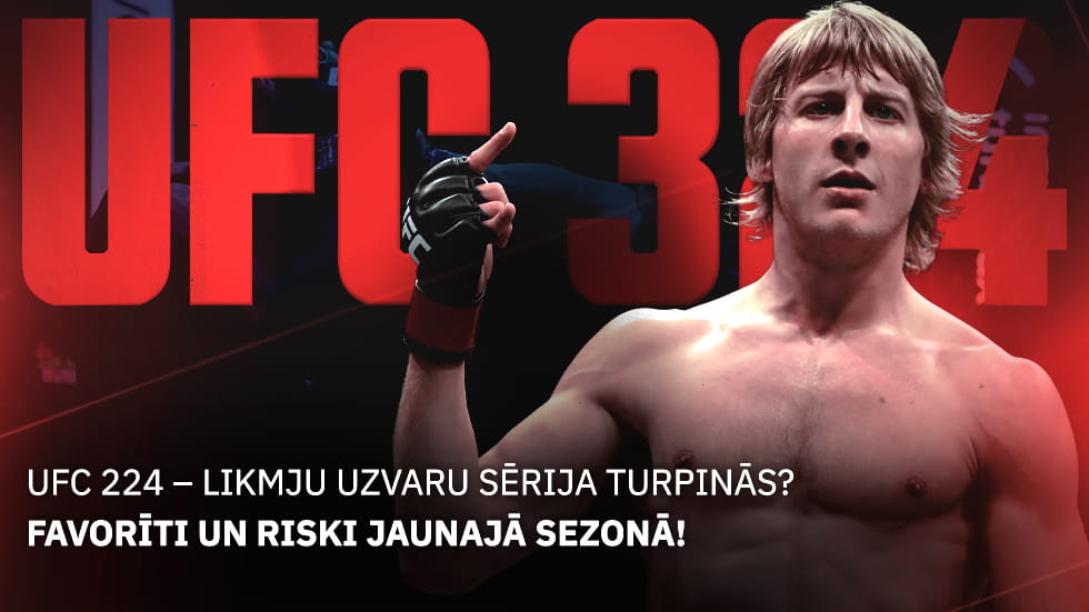UFC 324 – likmju uzvaru sērija turpinās? Favorīti un riski jaunajā sezonā!