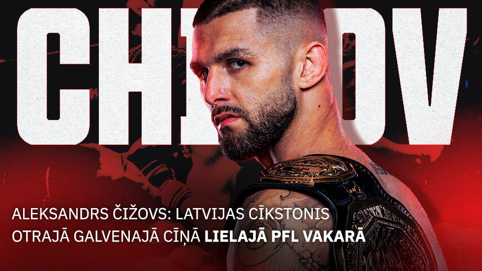 Latvijas cīkstonis Aleksandrs Čižovs turpina karjeras kāpumu PFL rindās