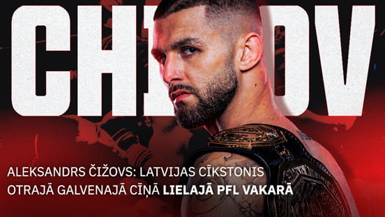 Latvijas cīkstonis Aleksandrs Čižovs turpina karjeras kāpumu PFL rindās