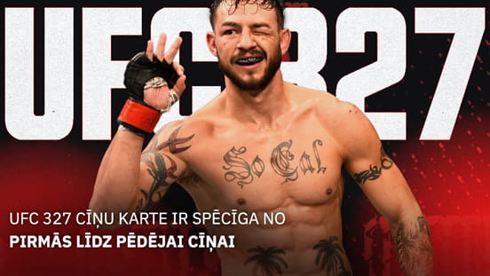 UFC 327 cīņu karte ir spēcīga no pirmās līdz pēdējai cīņai