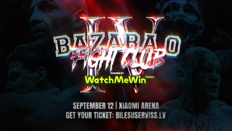 “BAZARA 0 Fight Club IV” Returns to Riga on September 12th