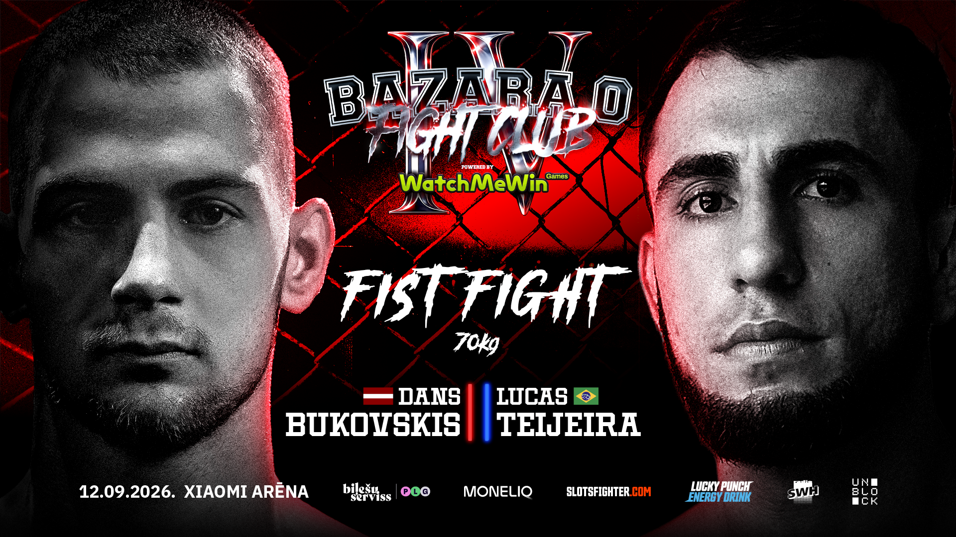 Dans Bukovskis “BAZARA 0 Fight Club IV” cīnīsies pret Brazīlijas MMA cīkstoni Lukasu Teijeiru
