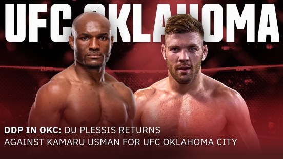 DDP in OKC: Du Plessis Returns against Kamaru Usman for UFC Oklahoma City