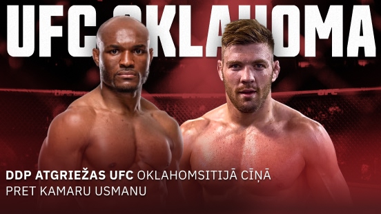 DDP Oklahomsitijā: Dricus du Plessis atgriežas cīņā pret Kamaru Usmanu UFC Oklahomsitijā