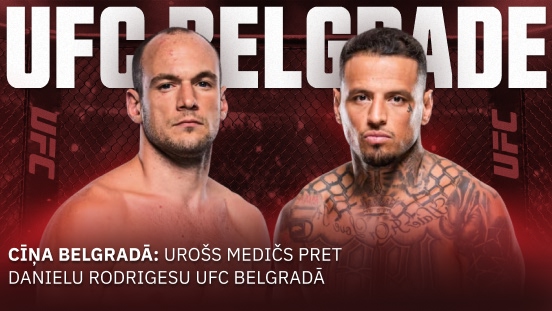 Urošs Medićs pret Danielu Rodrigesu – UFC Belgradas galvenajā cīņā