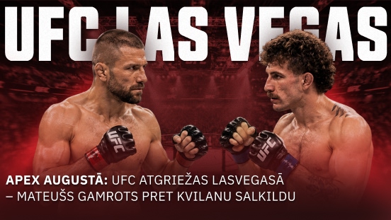 UFC atgriežas Lasvegasā: Mateušs Gamrots galvenajā cīņā tiksies ar Kvilanu Salkildu